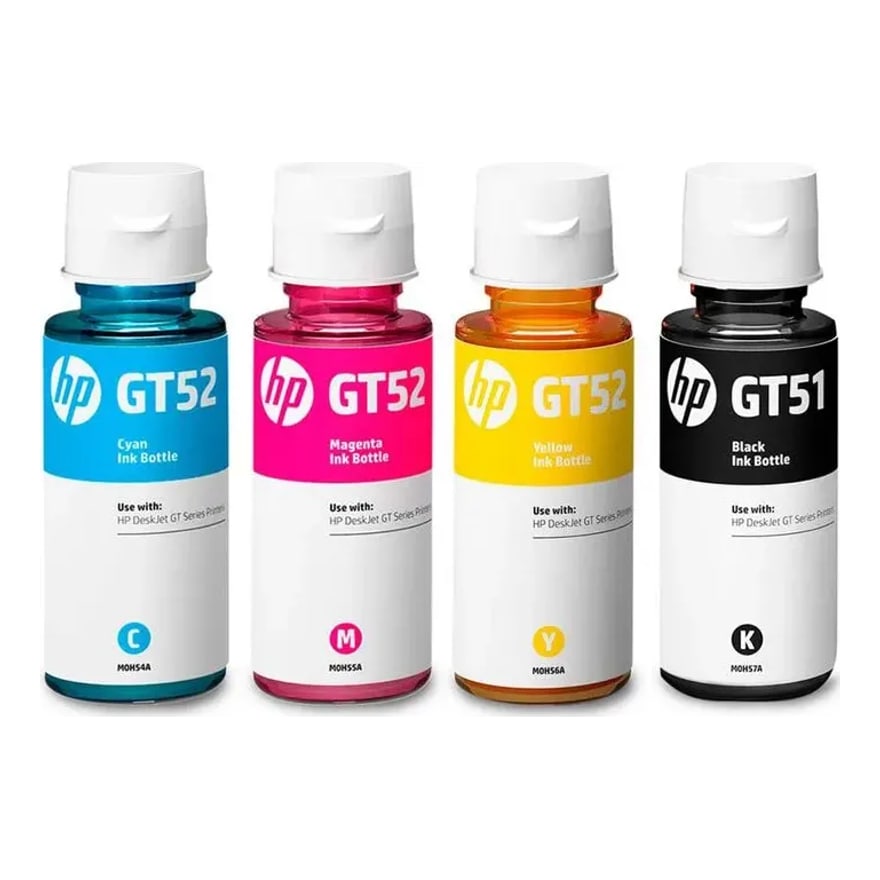 Botella de tinta HP GT53/GT52 Pack 4 Smart TANK200
