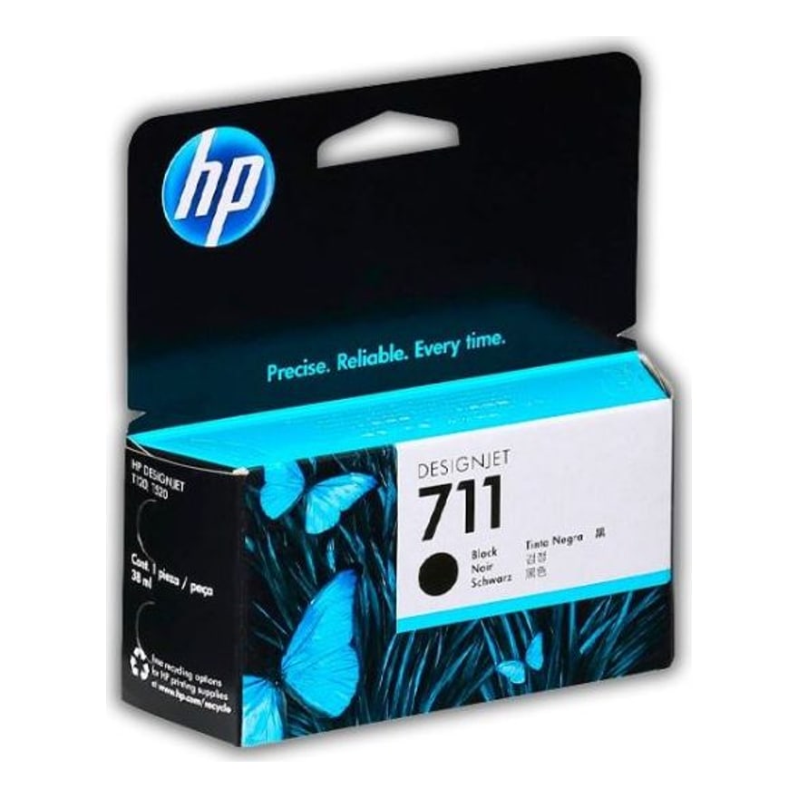 Tinta HP 711 Negro Designjet T120/520 38 ML CZ129A