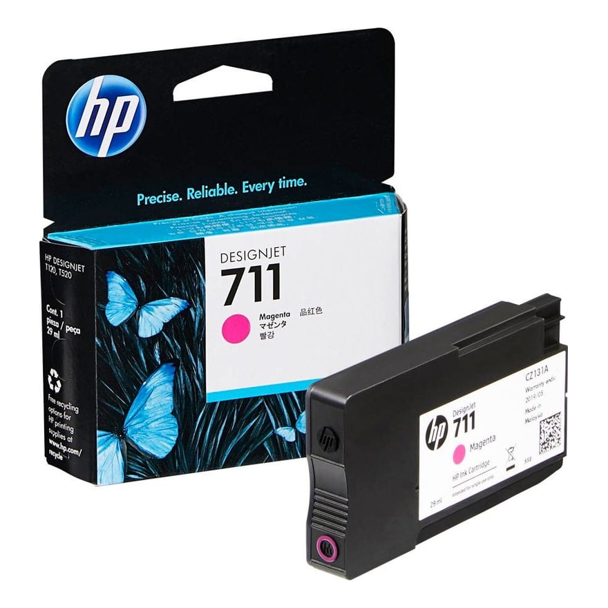 Tinta HP 711 Magenta 120/520 29ml CZ131A