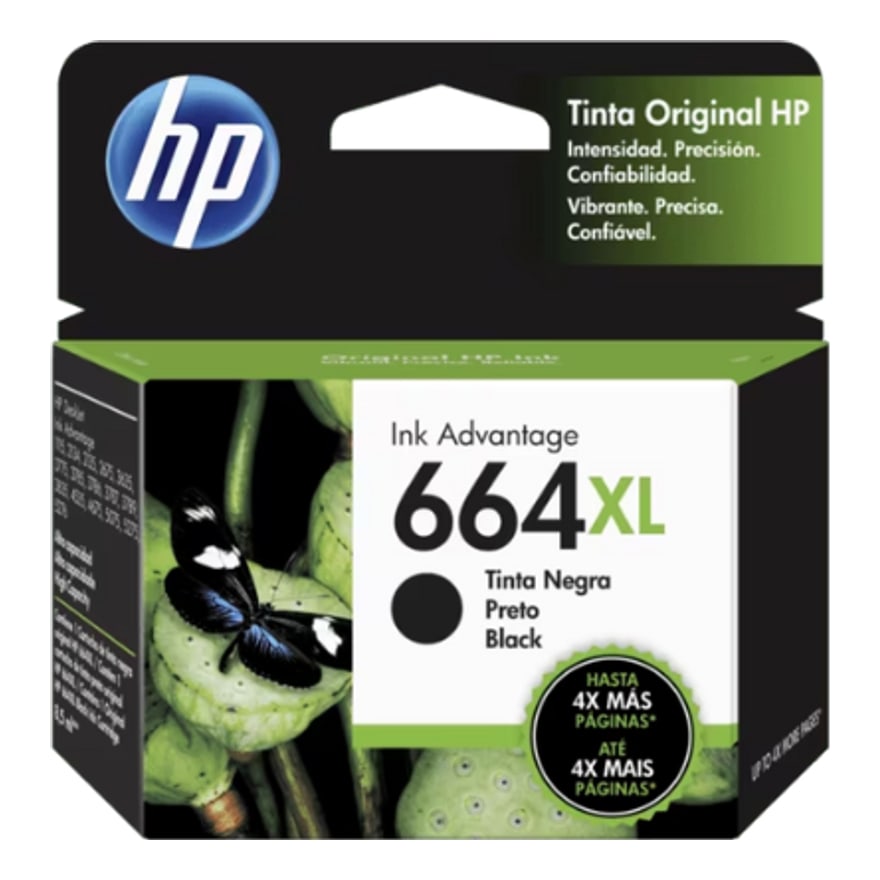 Tinta HP 664XL Negro 1115 2135/3635/3775 480 pág. F6V31AL