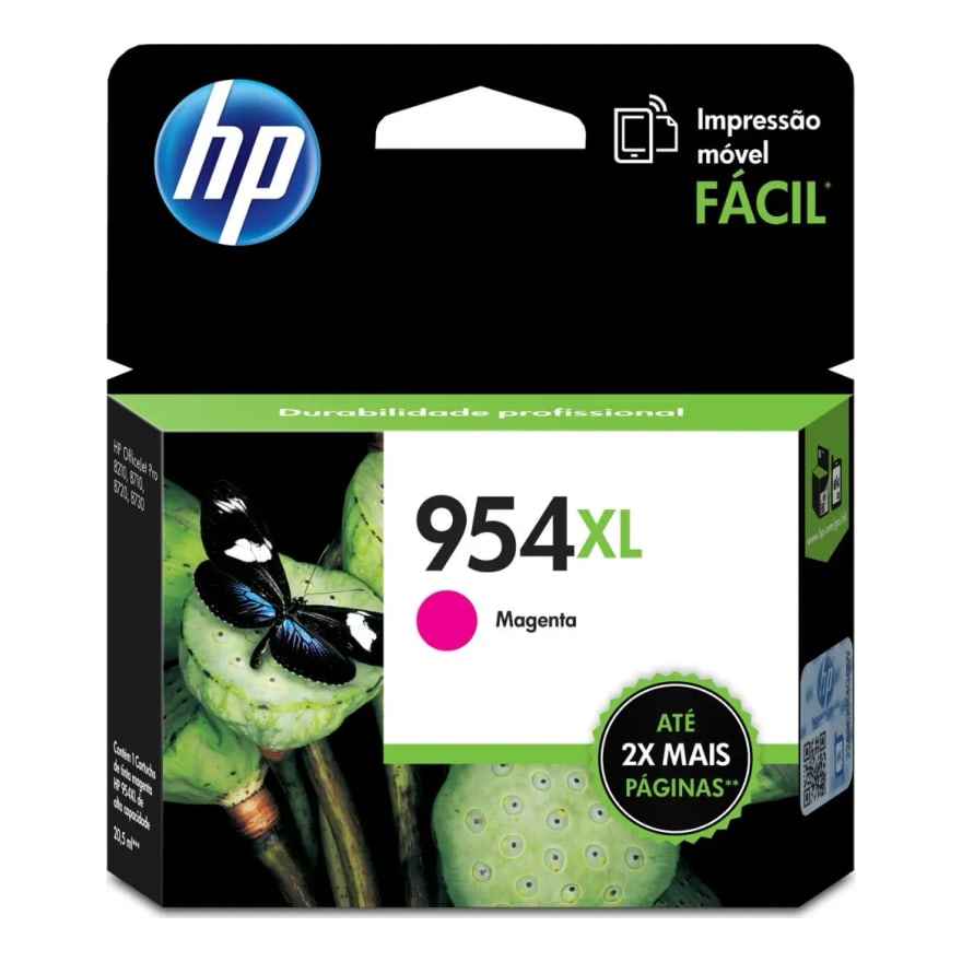 Tinta HP 954XL Magenta OfficeJet 7740/8210/8710 1600 pág. L0S65AL