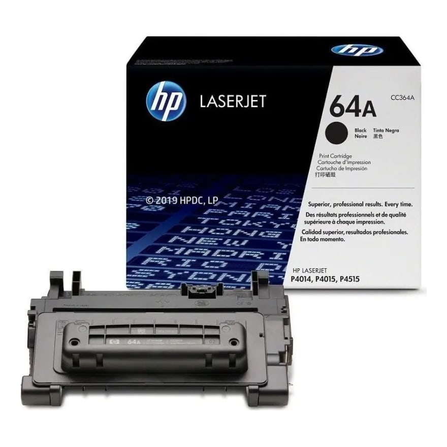 Tóner HP 64A Negro LaserJet 4014/4015/4515 CC364A 10000 pág.