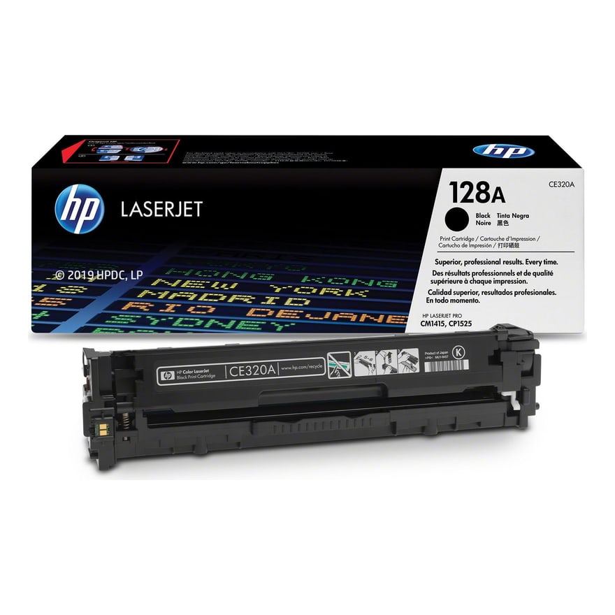 Tóner HP 128A Negro LaserJet CP1525/CM1416 2000 pág. CE320A