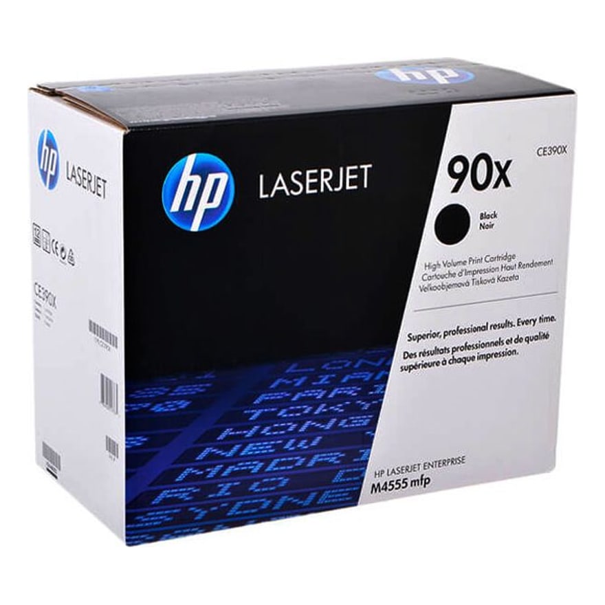Tóner HP 90X Negro LaserJet M602/603/4555 24000 pág. CE390X