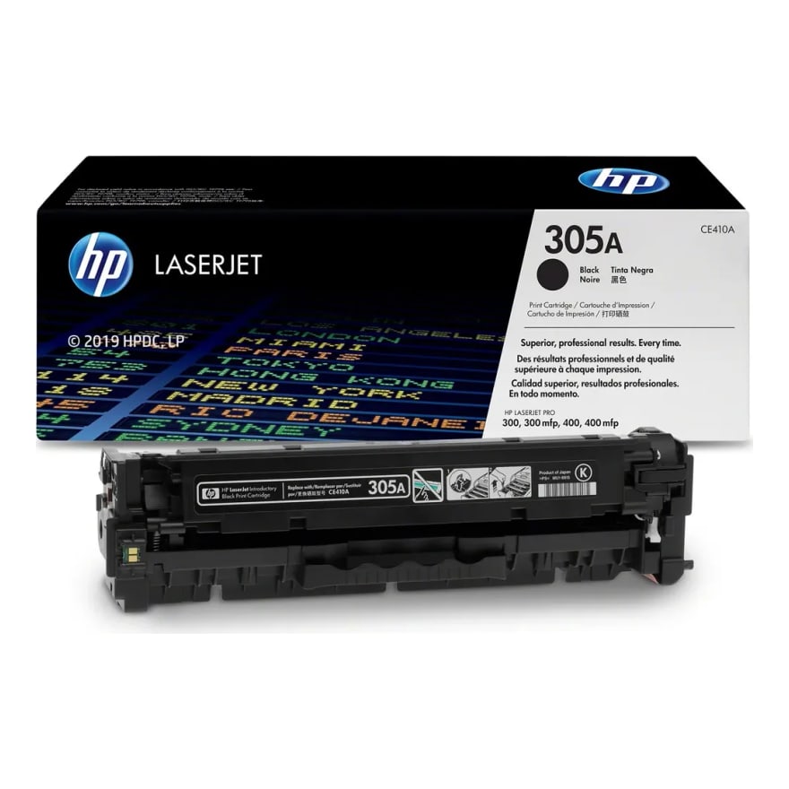 Tóner HP 305A Negro LaserJet M471/375/475 2000 pág. CE410A