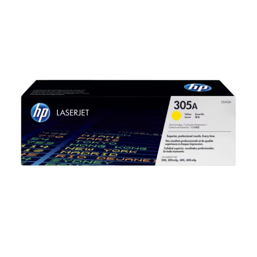 Tóner HP 305A Amarillo LaserJet M471/375/475 2600 pág. CE412A