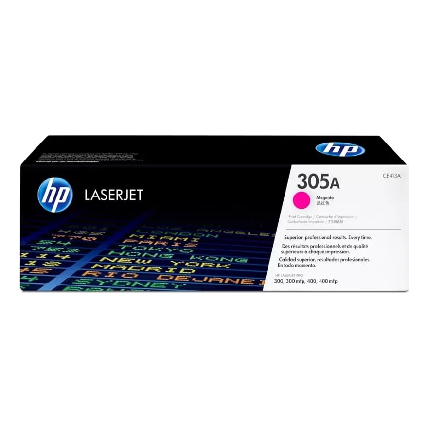 Tóner HP 305A Magenta LaserJet M471/375/475 2600 pág. CE413A