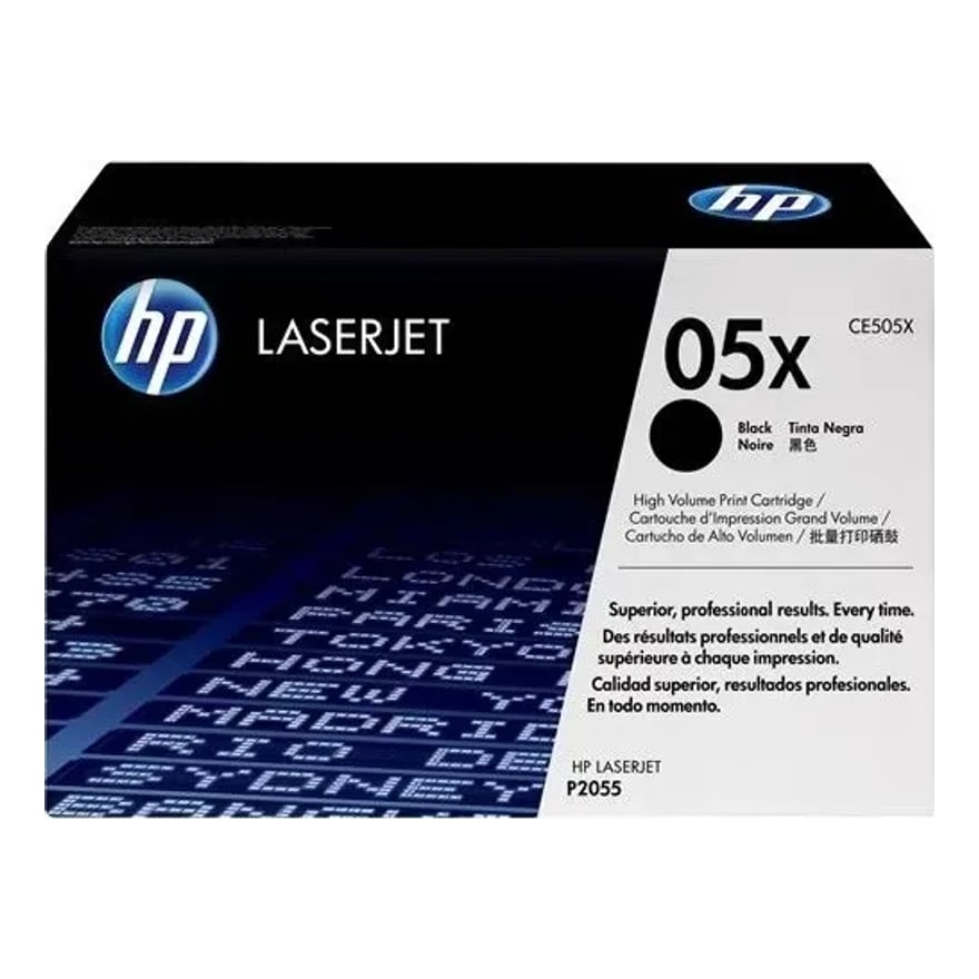 Tóner HP 05X Negro LaserJet 2055 6500 pág. CE505X