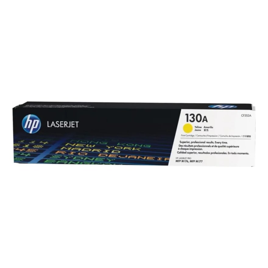 Tóner HP 130A Amarillo LaserJet M176/M177 1000 pág. CF352A