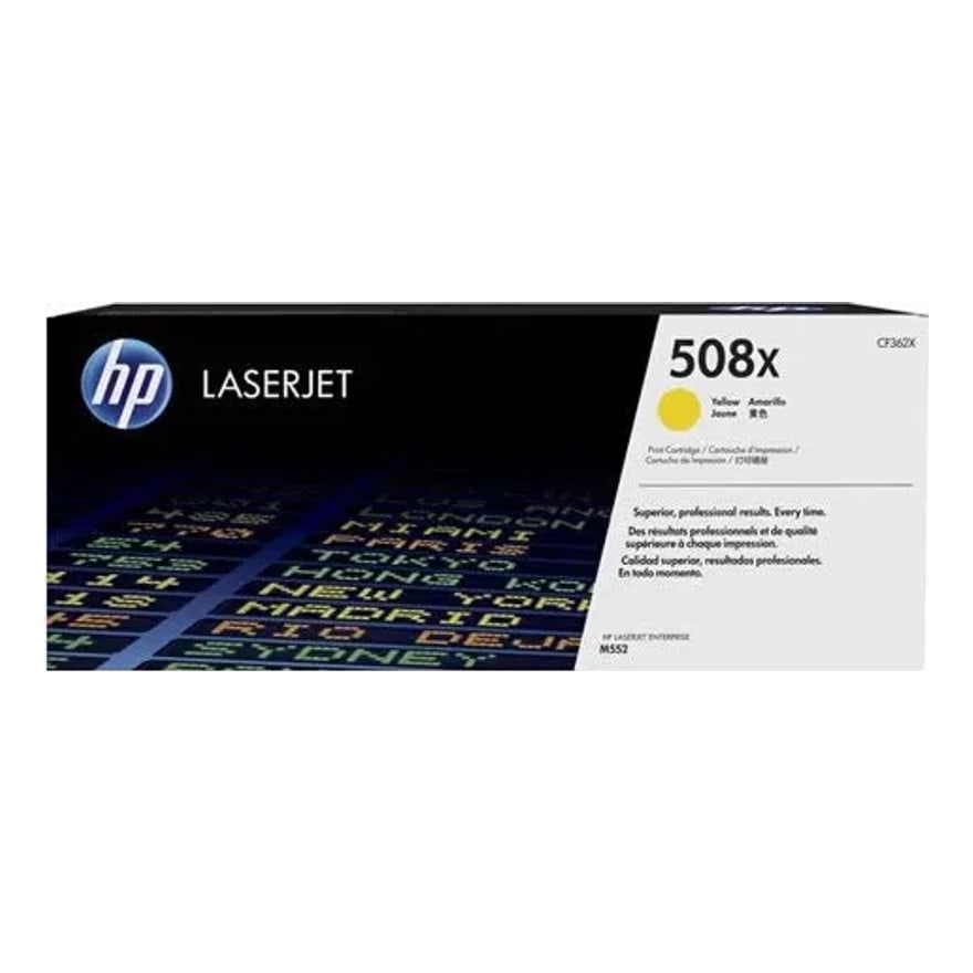 Tóner HP 508X Amarillo LaserJet M577/M553 9500 pág. CF362X