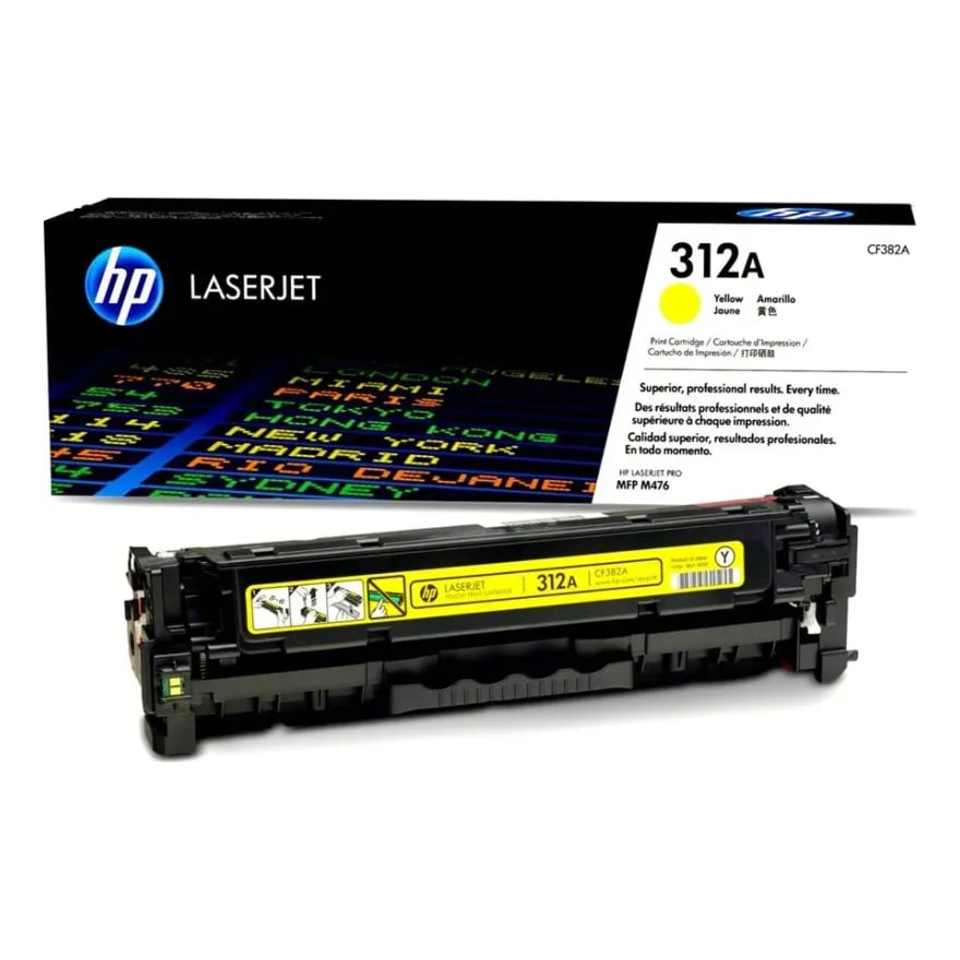 Tóner HP 312A Amarillo LaserJet M476N D