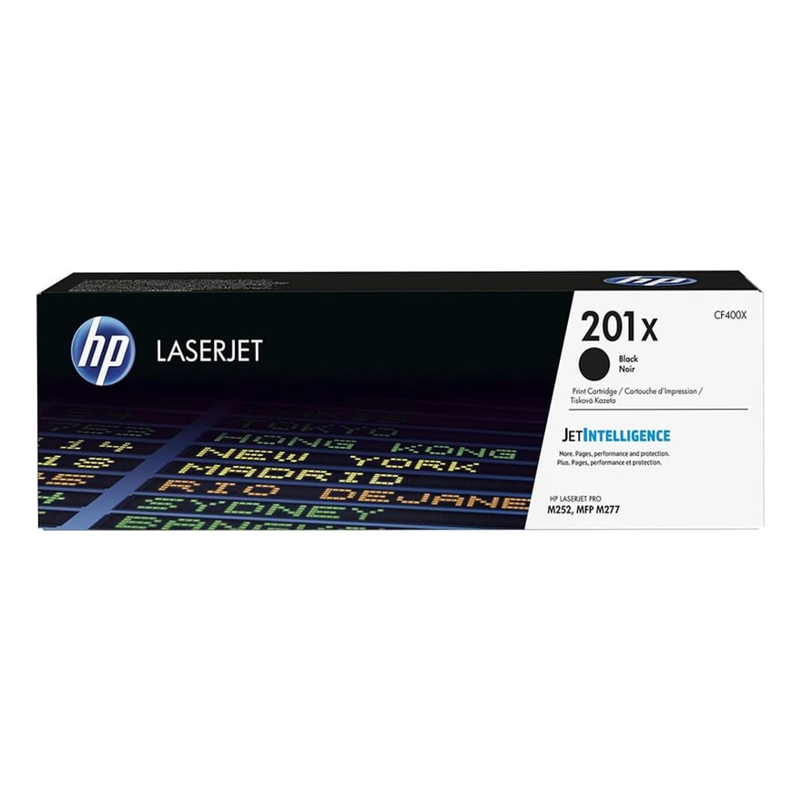 Tóner HP 201X Negro LaserJet M252/227W 2800 pág. CF400X
