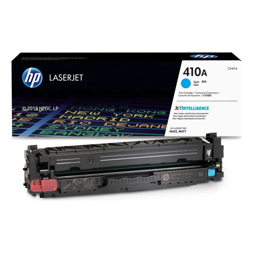 Tóner HP 410 Cyan LaserJet M452/477 2300 pág. CF411A