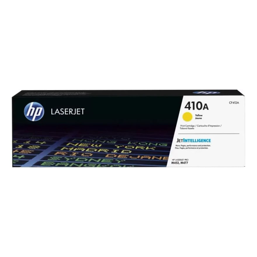 Tóner HP 410 Amarillo LaserJet M452/477 2300 pág. CF412A