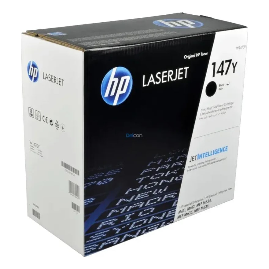 Tóner HP 147Y Negro LaserJet M636 611 612 634 635 636 637 42000PAG W1470Y