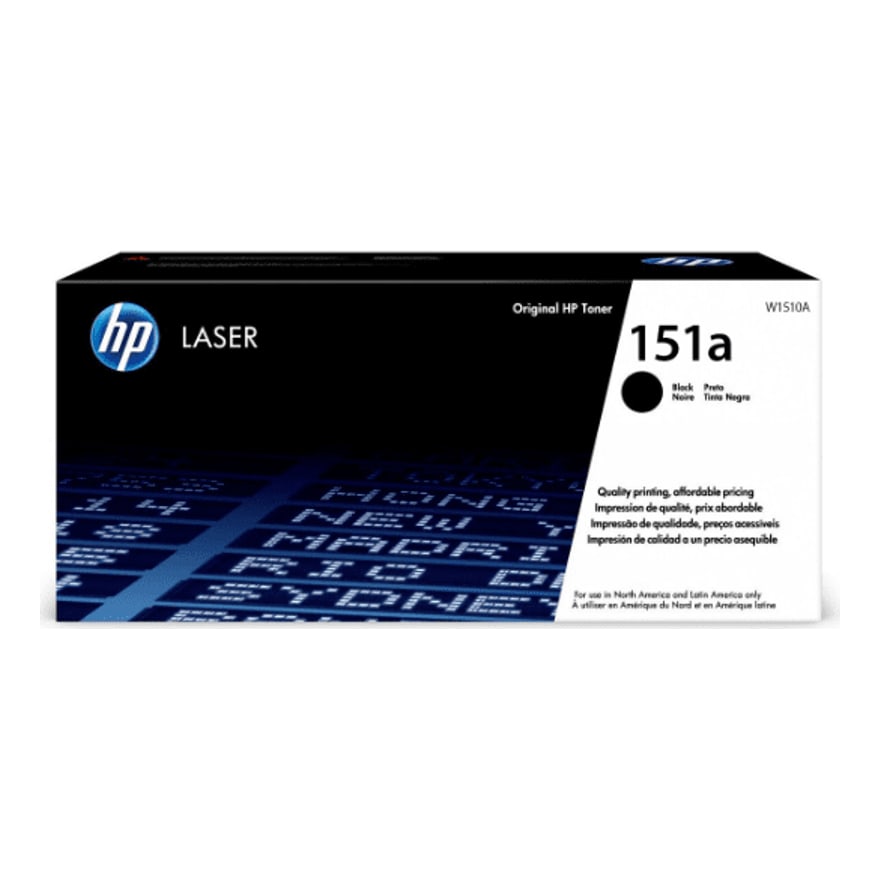 Tóner HP 151A Negro LaserJet 4003/MFP4103 3050 pág. W1510A