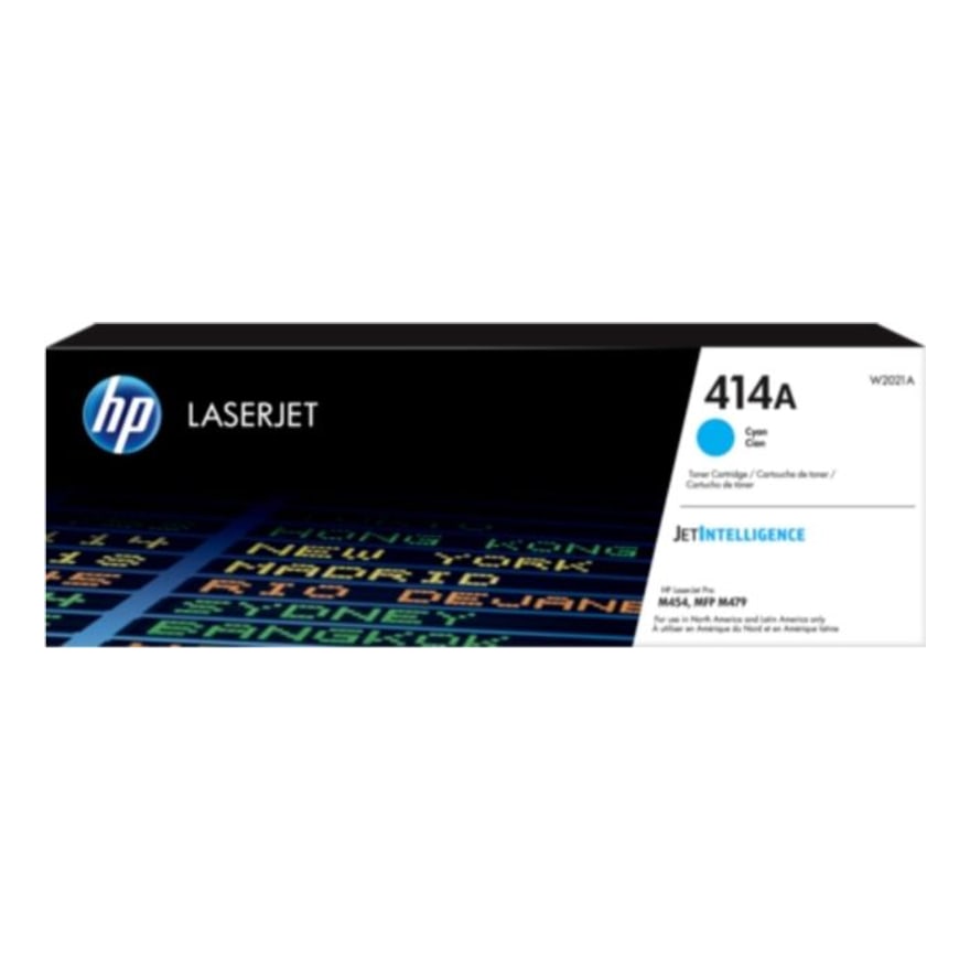 Tóner HP 414A Cyan LaserJet M454/479 2100 pág. W2021A