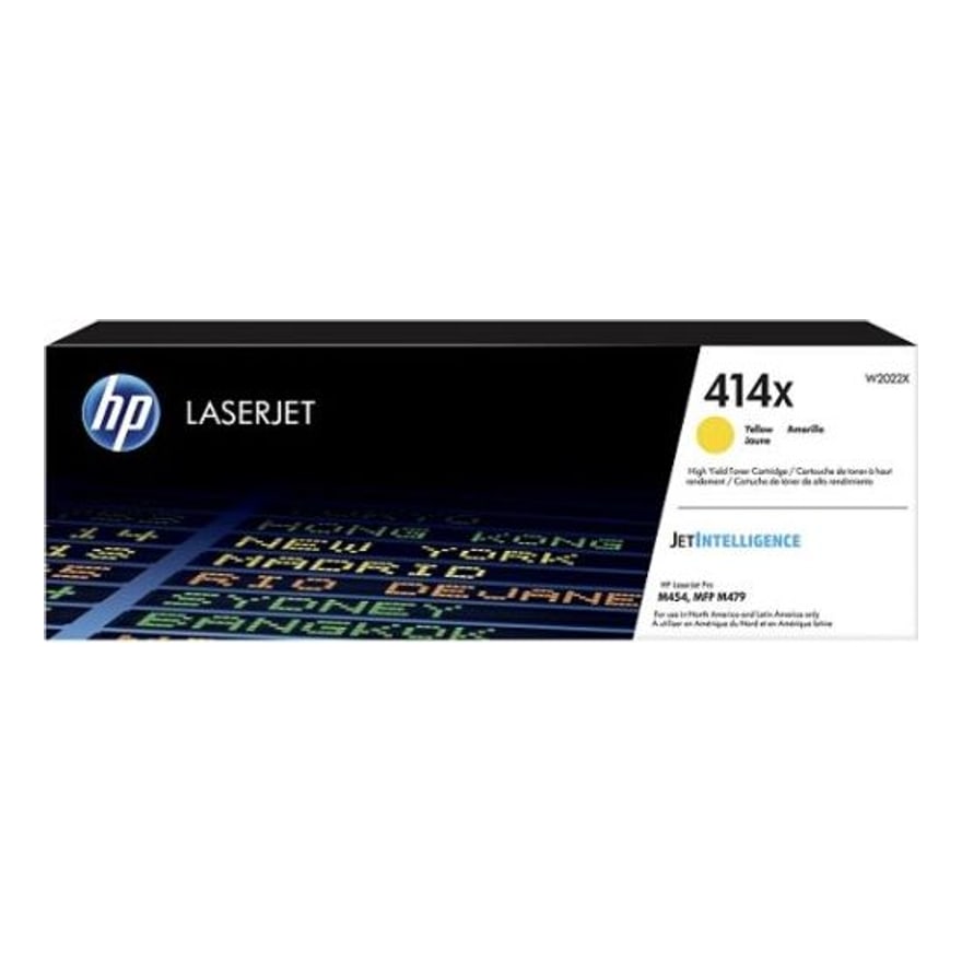 Tóner HP 414X Amarillo LaserJet M455/454/480 6000 pág. W2022X