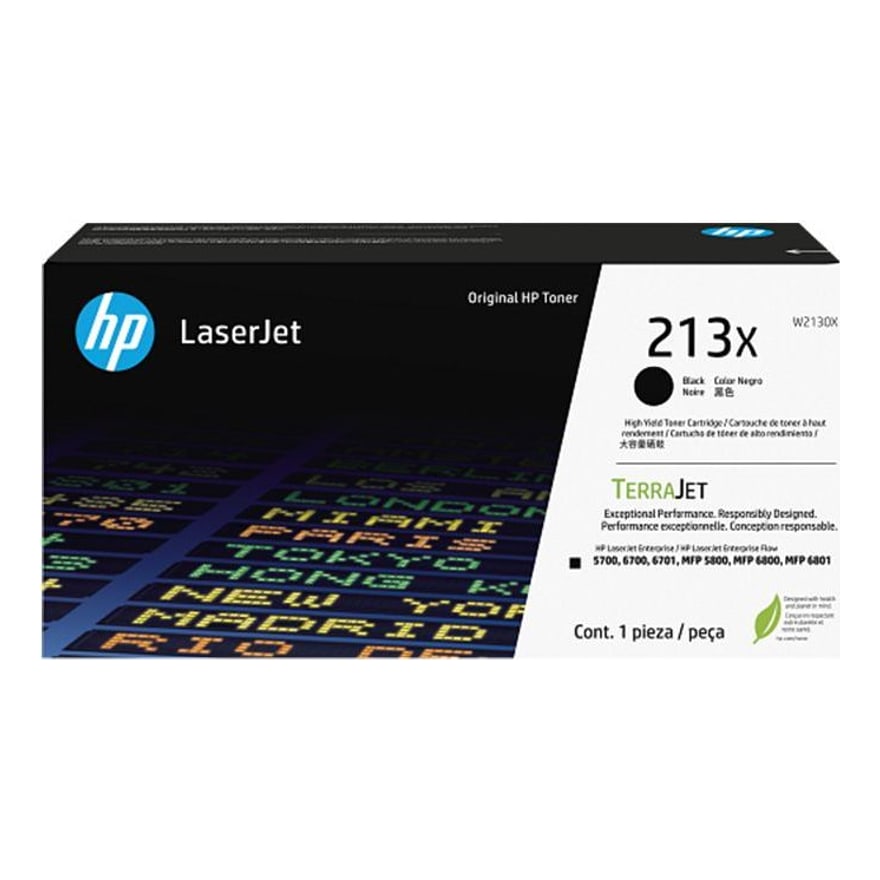 Tóner HP 213X Negro Alto Rendimiento LaserJet 5700