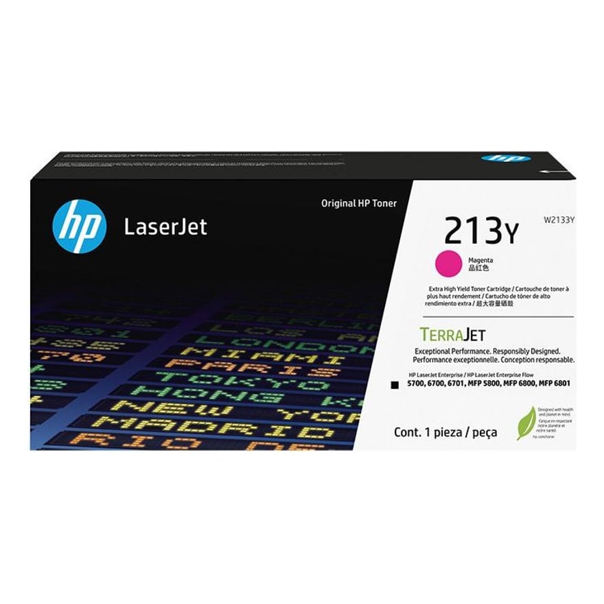 Tóner HP 213Y Magenta Rendimiento Superior LaserJet 5800/6700/6800 12000P