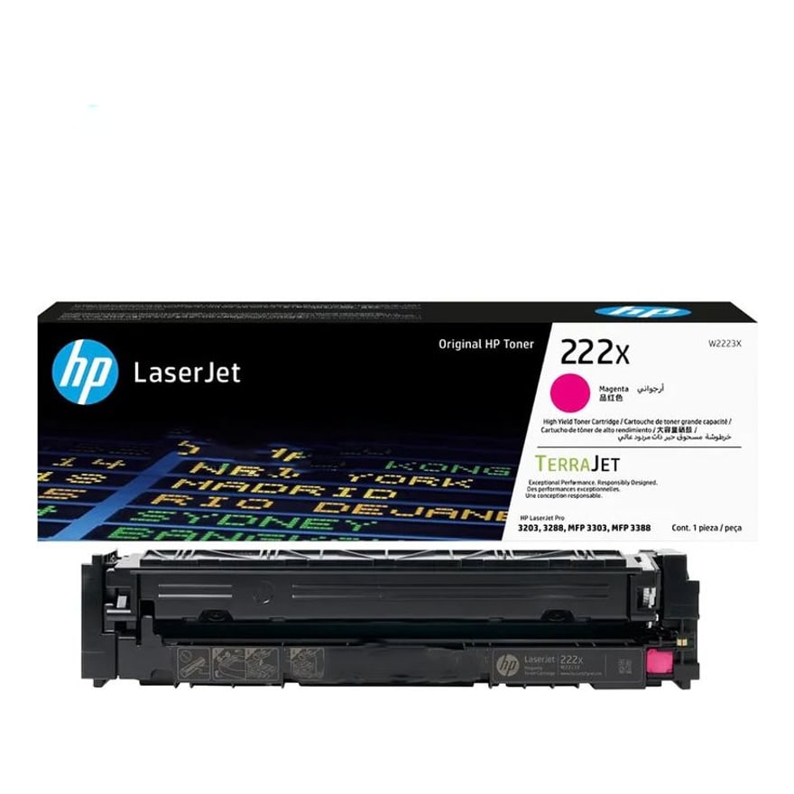 Tóner HP 222X Magenta LaserJet 3201/3202/3303 2500 pág. W2223X