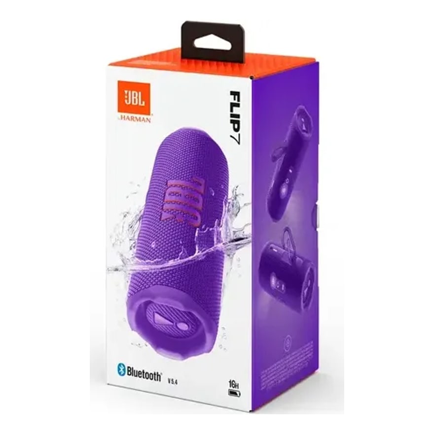 Parlante JBL Flip 7 IP68 35W Bluetooth Purple