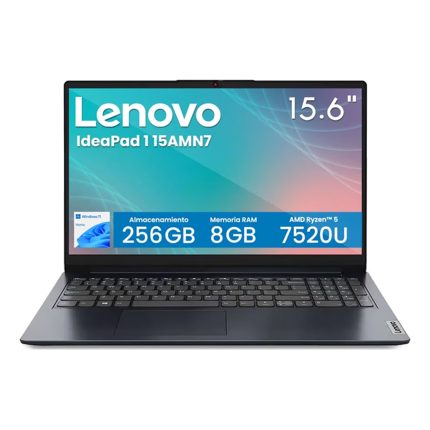 Laptop Lenovo IdeaPad 1 15AMN7 R5 7520U 8GB RAM 256GB SSD 15.6 FHD W11H Blue IG LVO