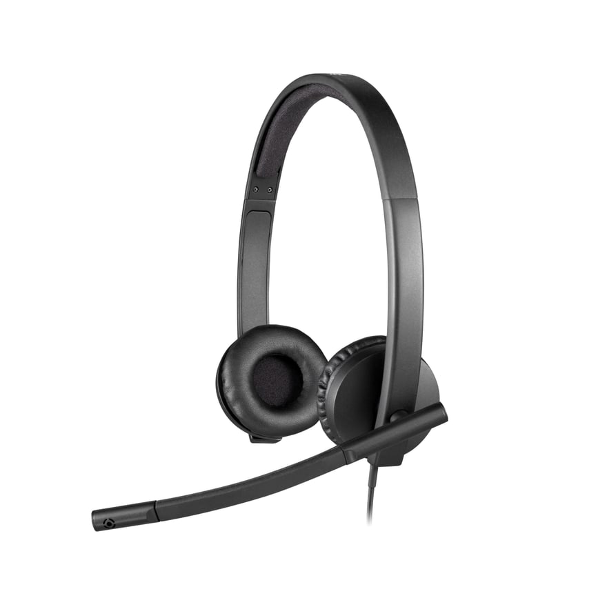 Audífonos Logitech H570E USB Cancelación ECO y Ruido