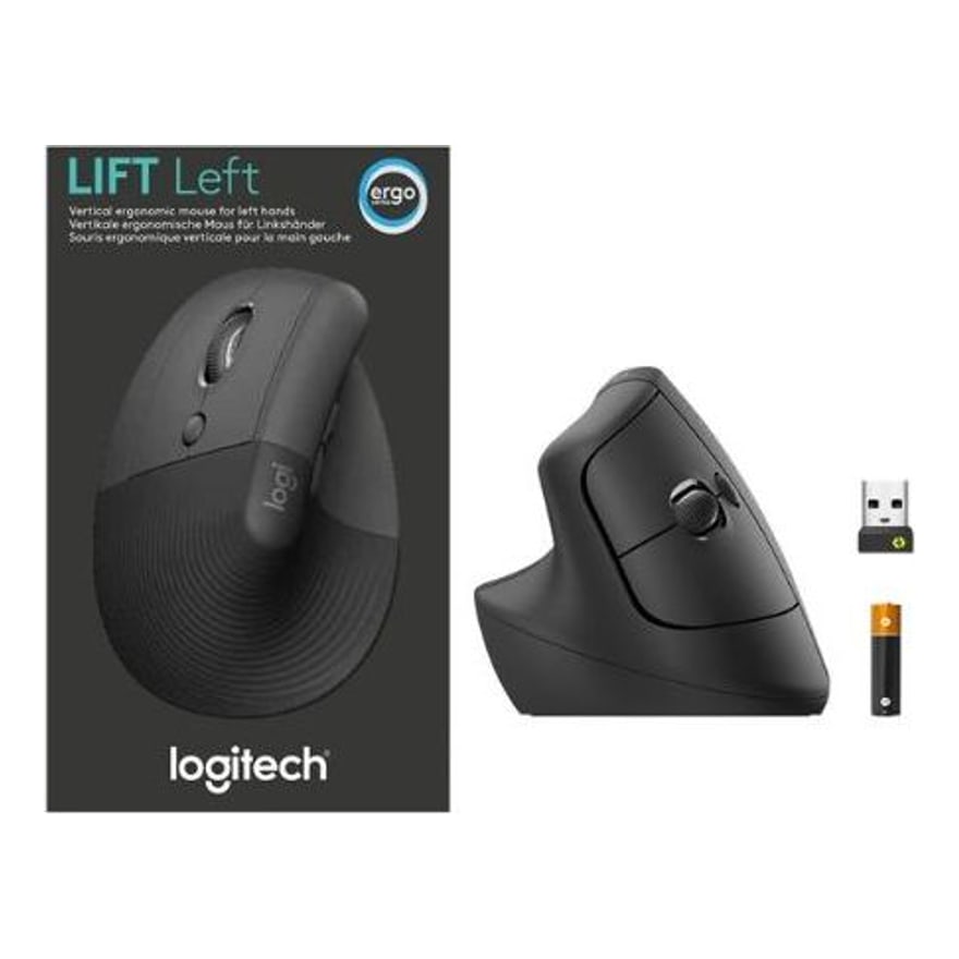 Mouse Logitech Lift Left Vertical Ergonomic Wireless