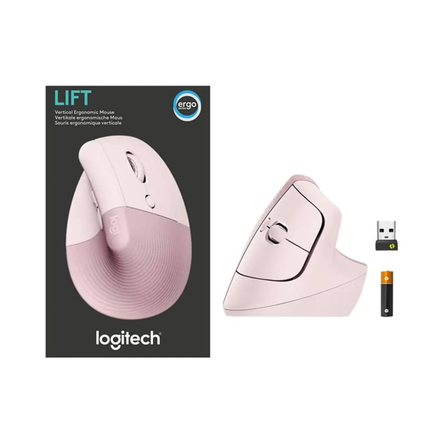 Mouse Logitech Lift Vertical Ergonomic Wireless 400 a 4000DPI