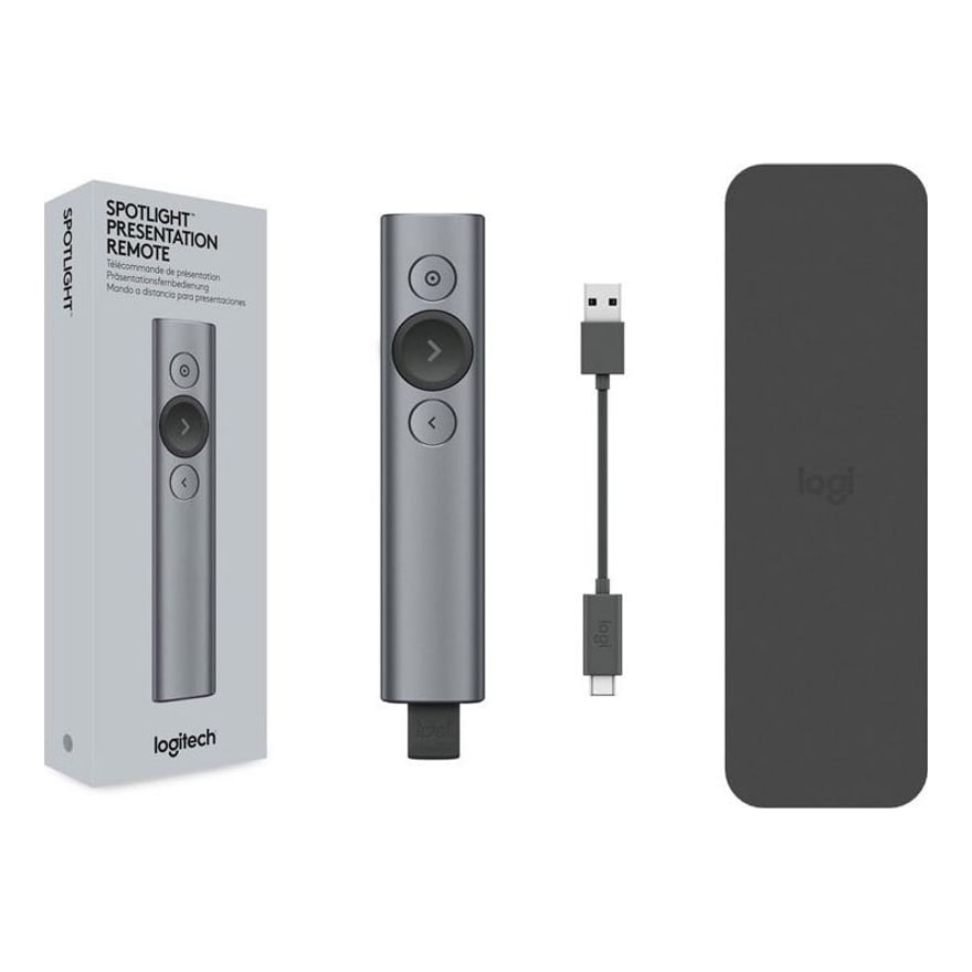 Presentador Logitech Spotlight Presentation Remote Bluetooth-usb