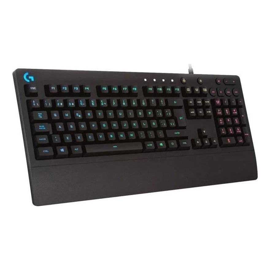 Teclado Logitech G213 USB RGB Gaming Color Negro