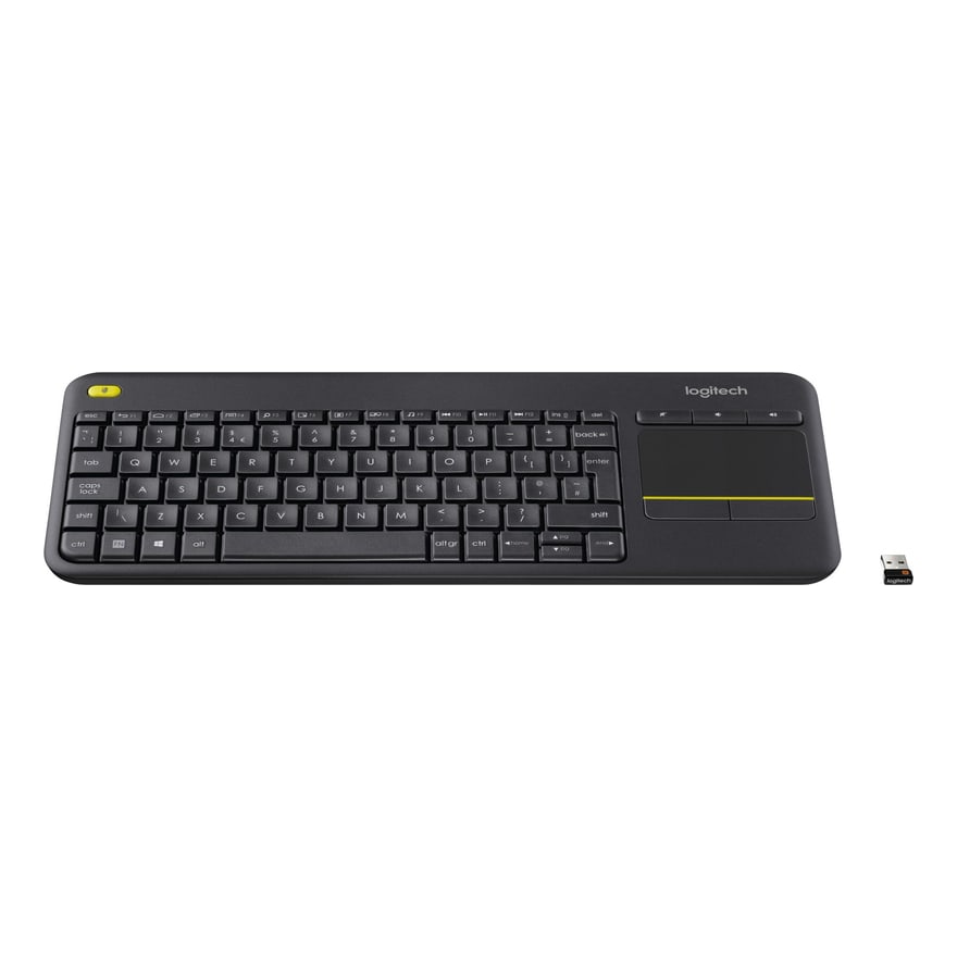 Teclado Logitech K400 Plus Wireless Touch 2.4 GHZ