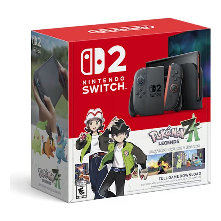 Consola de videojuegos Nintendo Switch 2 Pokemon Legends ZA Bundle Edition Console US Versión