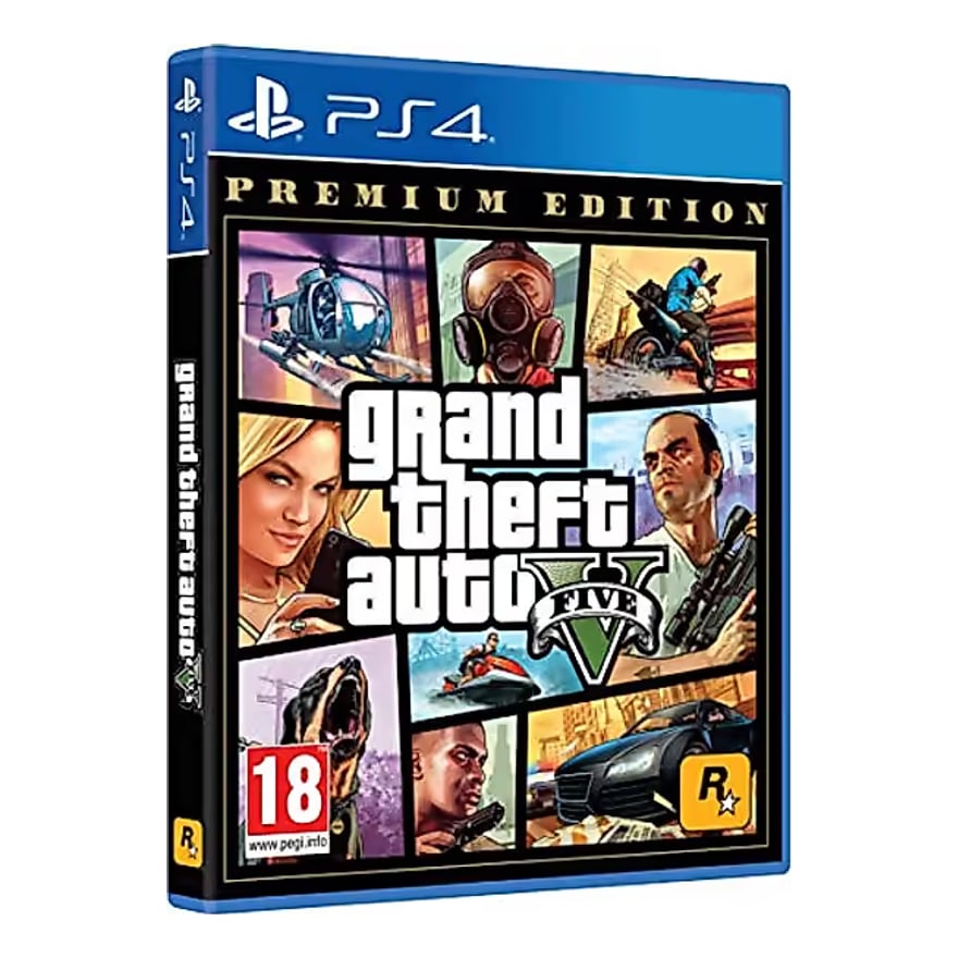 Combo Sony 2 DualSense y Gta V Premium Edition PS4