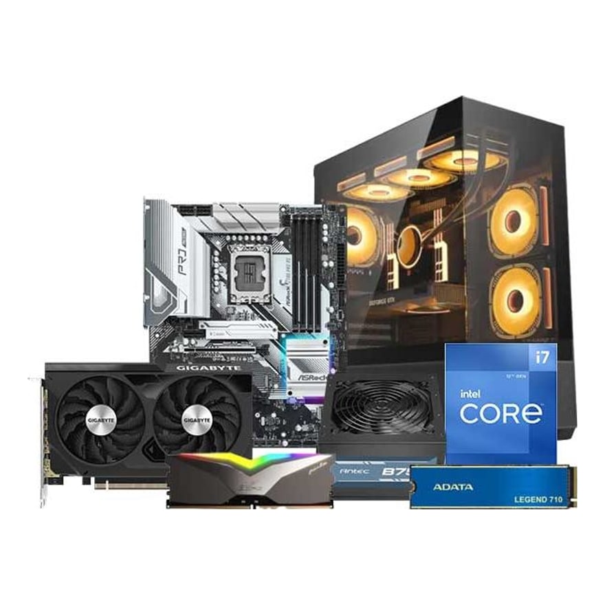 Computadora de escritorio Speedmind I7-12700 16GB-RAM 512GB-SSD HDMI W11P KIT TM MON24PULG