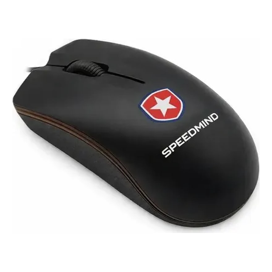 Mouse Speedmind USB SMMOU09 Optical 3D Color Negro