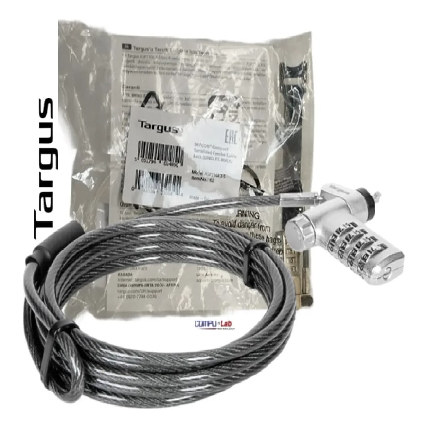 Accesorio Targus Candado Defcon ASP71GLX-S Kensington Nano