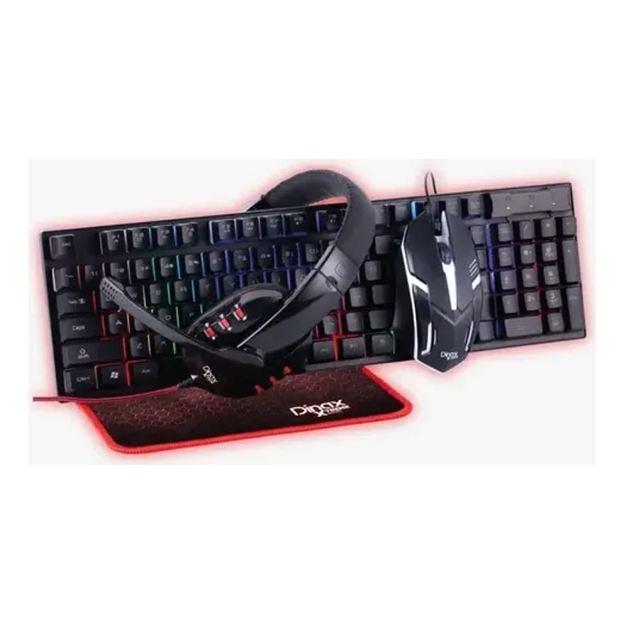 Combo Teros Gaming TE-5014S Teclado Mouse Auricular