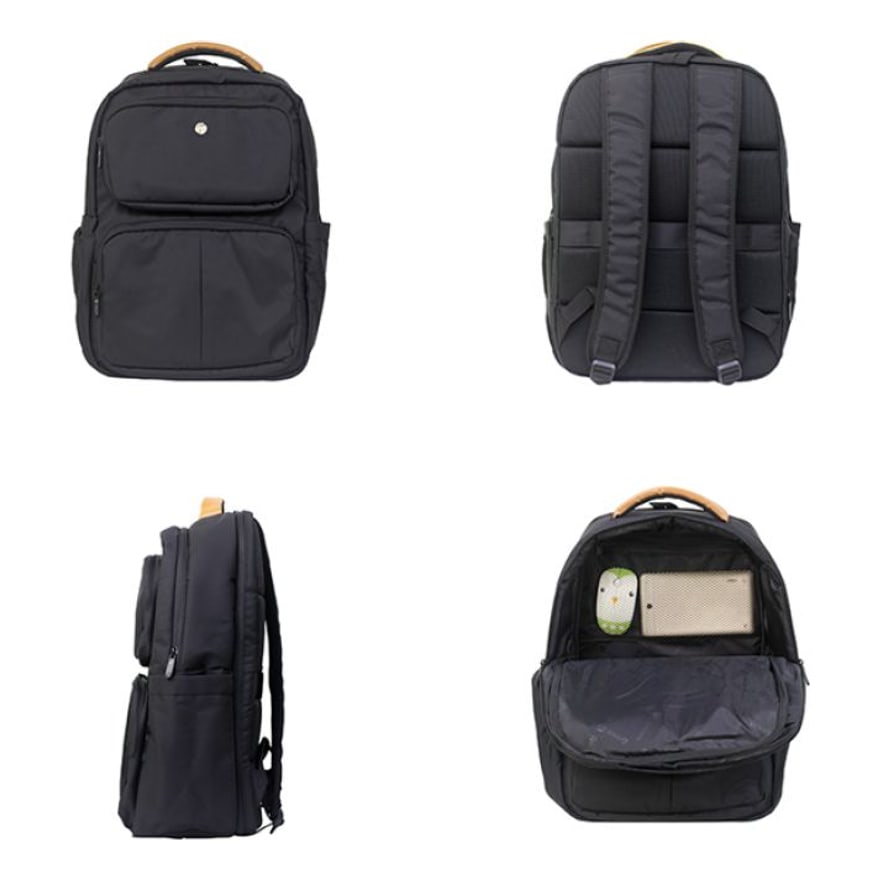 Mochila Teros TE-9030BK Notebook hasta 17.0 Poliester Negro