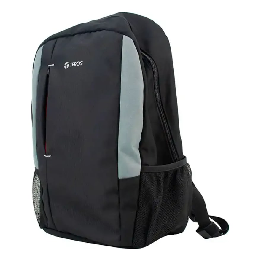 Mochila Teros TE-9040NS Notebook hasta 15.6 Poliester Negro con Gris