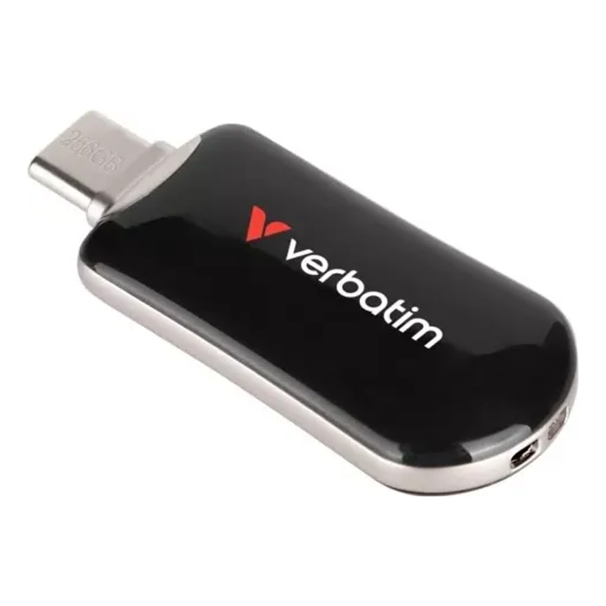 Memoria USB Verbatim 256GB Plectra USB-C Negro
