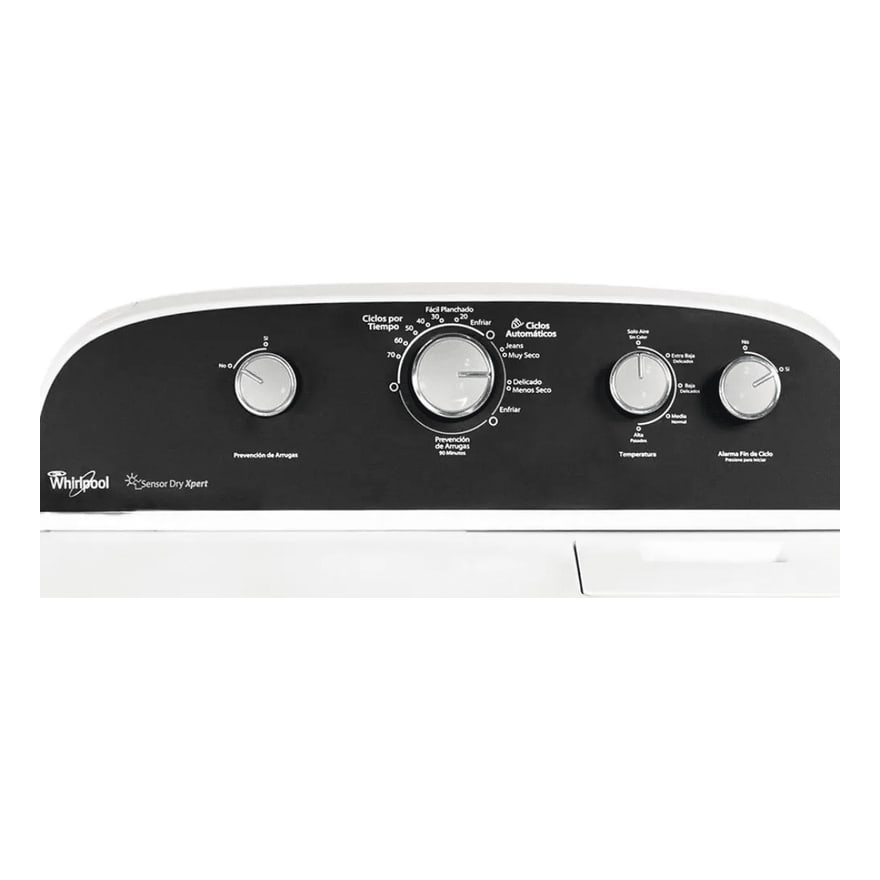 Secadora Whirlpool Eléctrica 7MWED1900EW 19kg Carga Frontal Dry Xpert Blanca