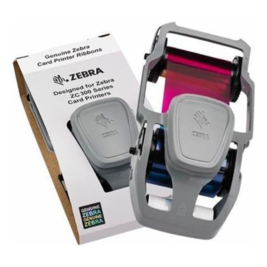 Cinta Zebra Ribbon, Color-ymckll, 58MMX119M, 200 Images, ZC300 ,color y Marca